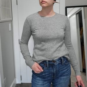 Everlane Grey Cashmere Sweater